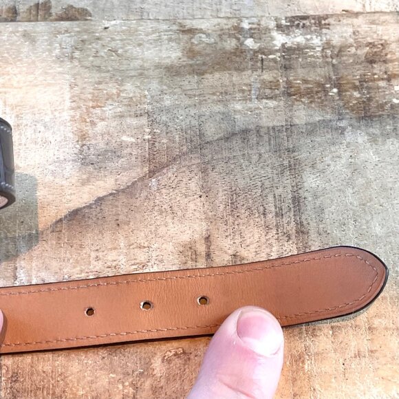 Hermès Graphite Alligator Étrivière Double Tour PHW Bracelet - Picture 7 of 11